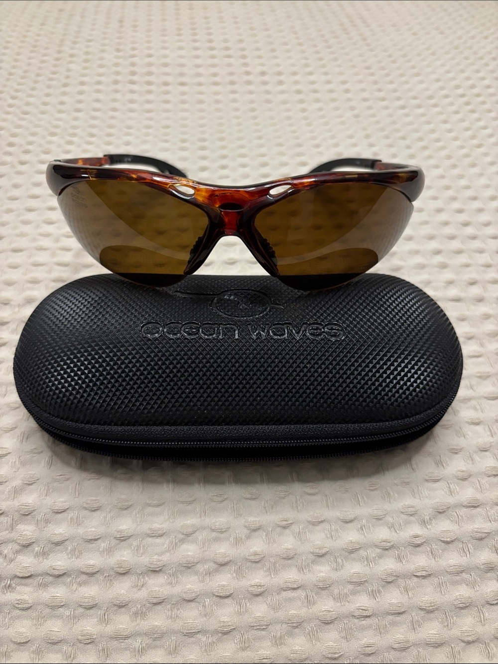 Women's Tortoiseshell Brown Lens Sport Sunglasses